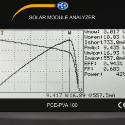 Photovoltaik Analysator PCE-PVA 100