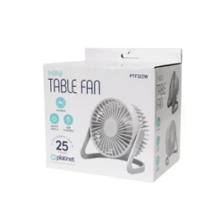 Platinet PTF322 USB Tischventilator Weiß kompakt