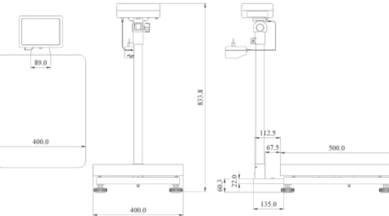 Plattformwaage PCE-SD 60C