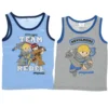 Playmobil 2er Pack Unterhemd – Baumwollshirts für Jungs, Größe 110/116