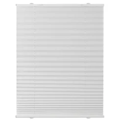 Plissee Haftfix, ohne Bohren Weiß, 90 cm x 130 cm (B x L)