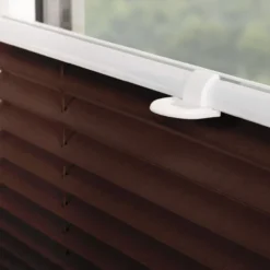 Plissee Klemmfix, ohne Bohren, verspannt - Braun, 70 cm x 130 cm (B x L)