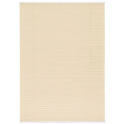 Plissee Klemmfix, ohne Bohren, verspannt - Creme, 60 cm x 130 cm (B x L)