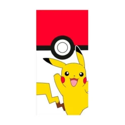 Pokémon Baumwoll-Badetuch Perfektes Strandtuch für kleine Abenteurer, 70cm x 140cm