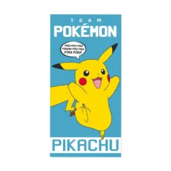 Pokémon Kinderhandtuch Baumwoll-Strandtuch Farbenfrohes Poolhandtuch, 70cm x 140cm