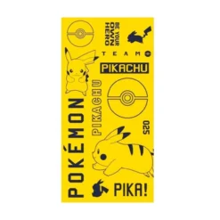 Pokémon Pool-Accessoire Farbenfrohes Baumwoll-Strandtuch, 70cm x 140cm