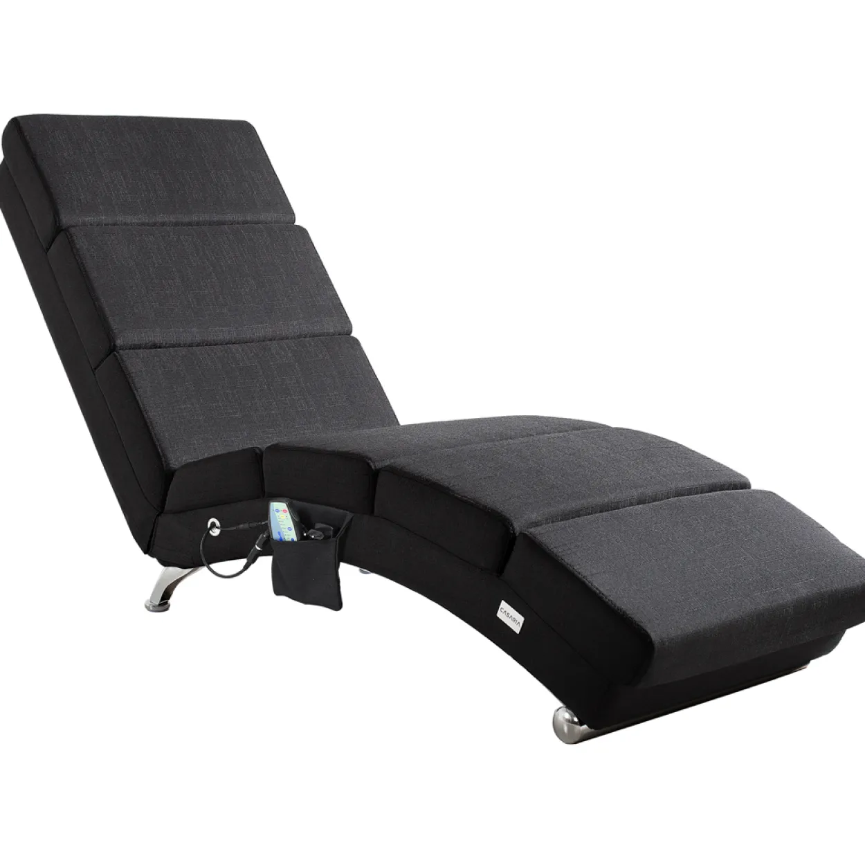 Polsterliege London anthrazit mit Massagefunktion