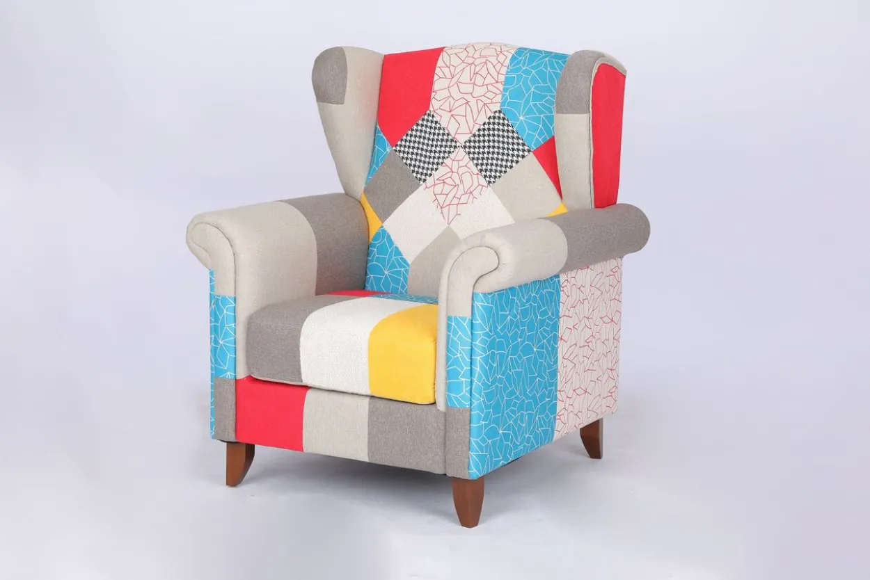 Polstersessel Loretta, ca. 86 x 81 x 105 cm – Bunt