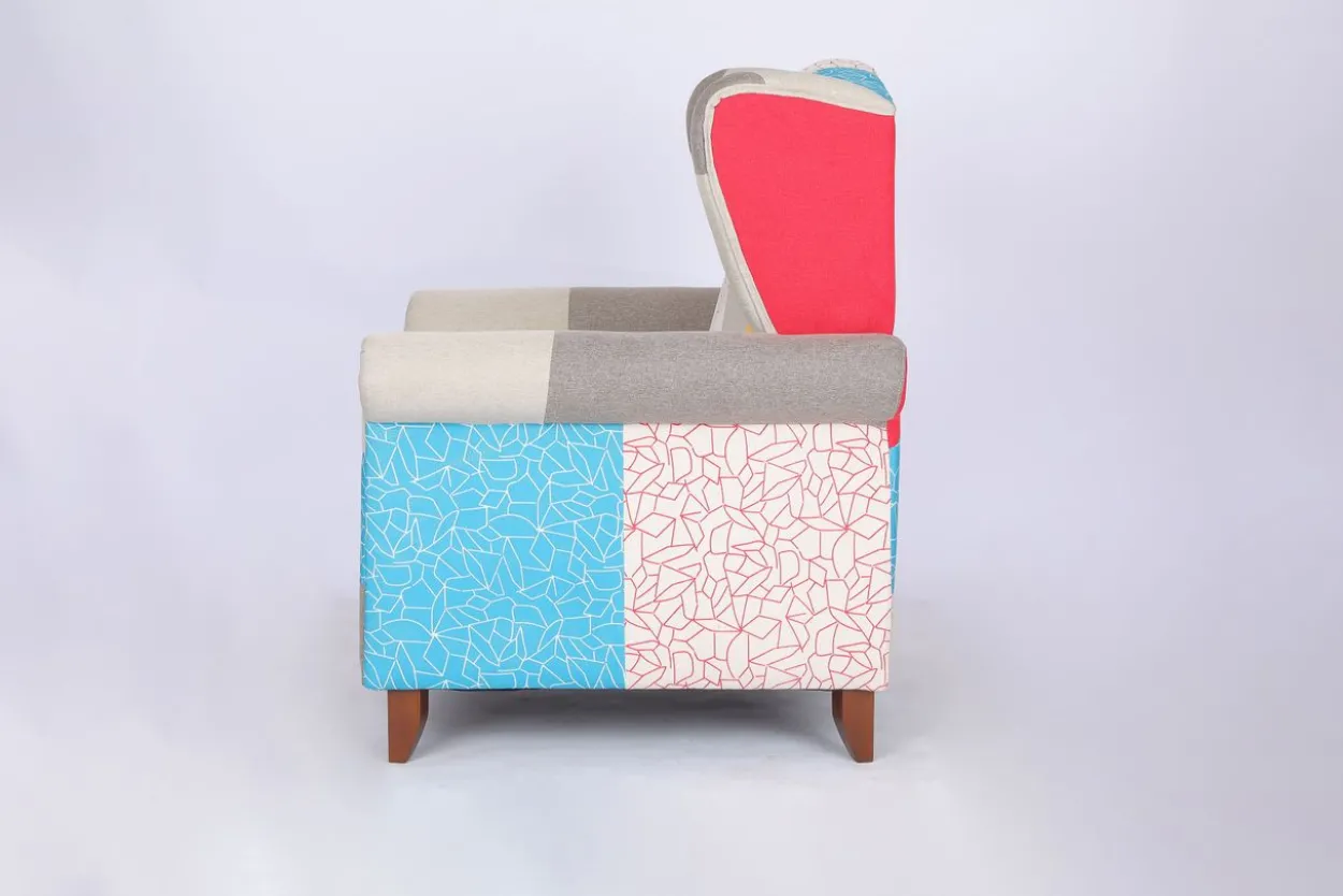 Polstersessel Loretta, ca. 86 x 81 x 105 cm – Bunt