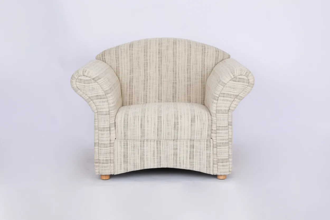 Polstersessel Loretta, ca. 110 x 84 x 84 cm – Grau