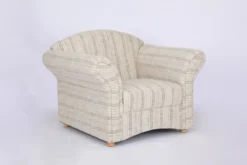 Polstersessel Loretta, ca. 110 x 84 x 84 cm – Grau