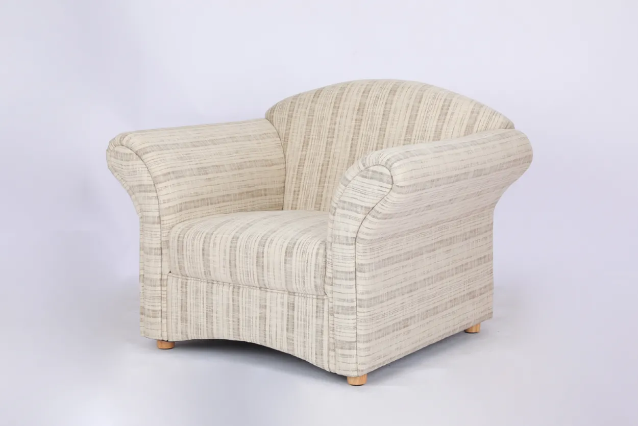 Polstersessel Loretta, ca. 110 x 84 x 84 cm – Grau
