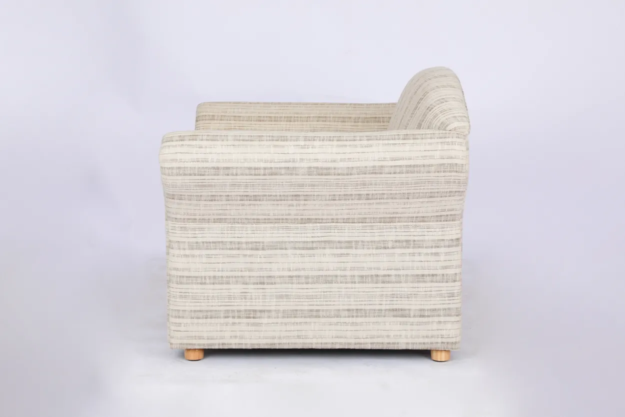 Polstersessel Loretta, ca. 110 x 84 x 84 cm – Grau