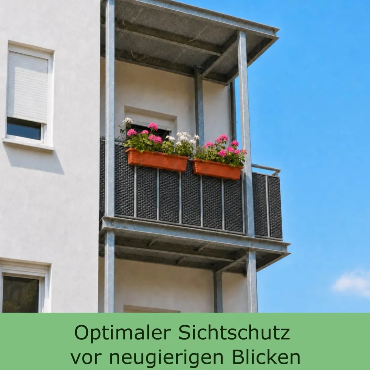 Polymesh Sichtschutz Balkon 500 x 90 cm