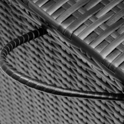 Polyrattan Auflagenbox - Schwarz