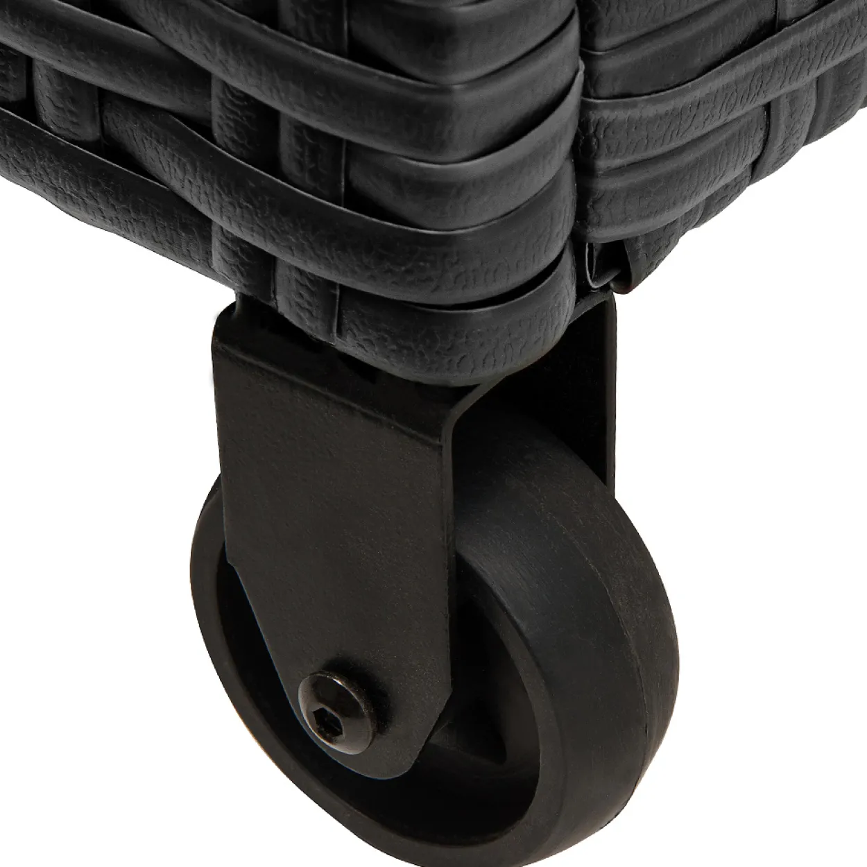 Polyrattan Auflagenbox - Schwarz