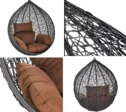 Polyrattan Hängesessel CIELO Korb