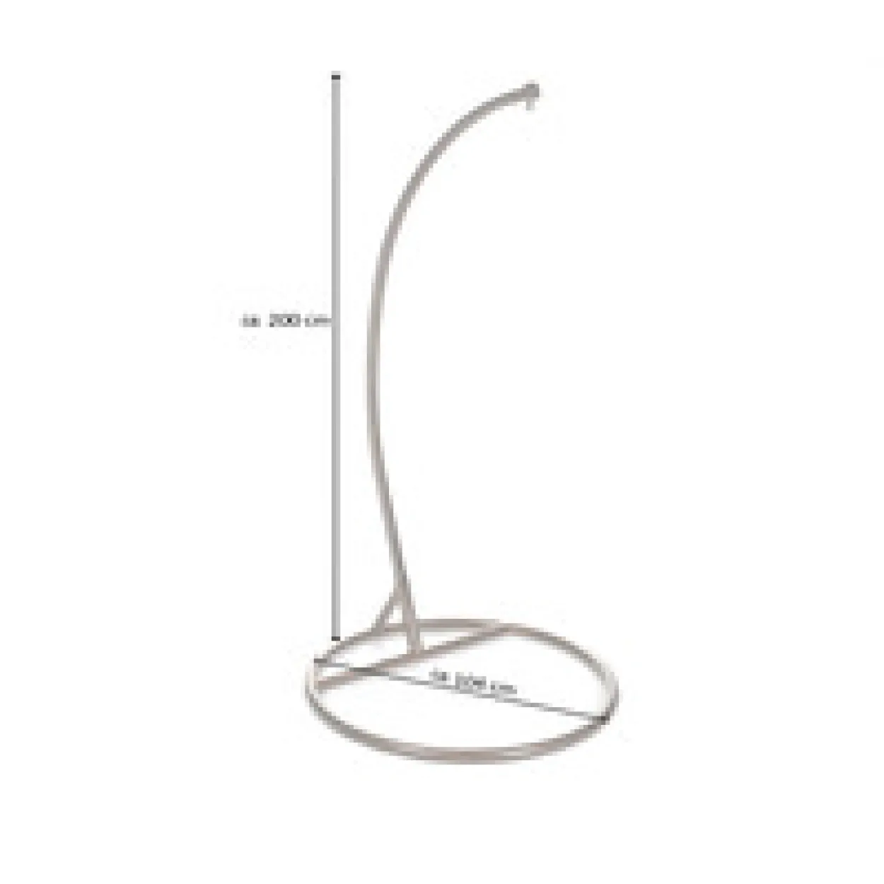 Polyrattan Hängesessel ONE - Nur Gestell