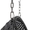 Polyrattan Hängesessel TWIN DELUXE - Schwarz