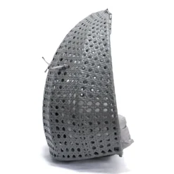 Polyrattan Hängesessel TWIN grau - Korb + Kissen