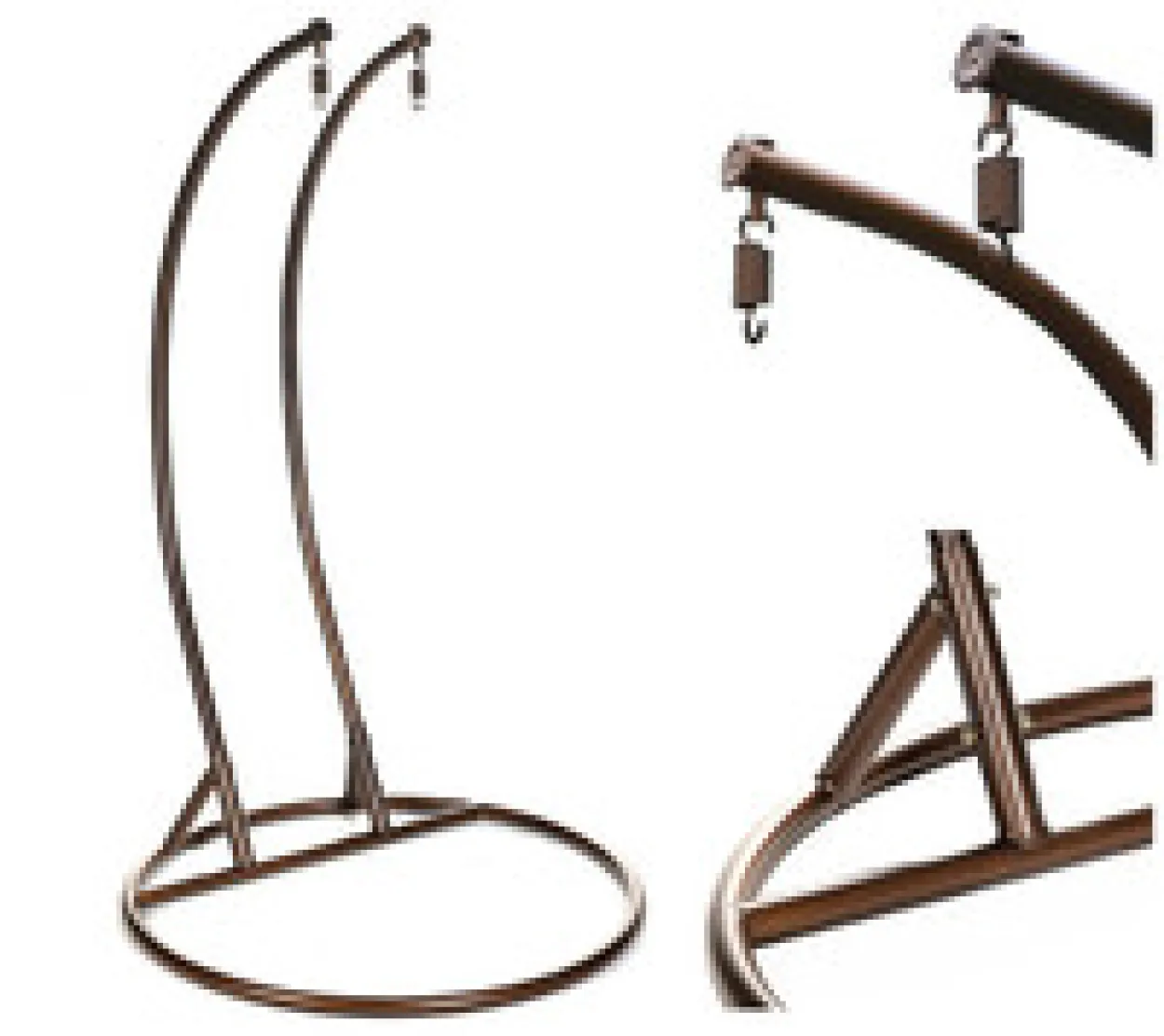 Polyrattan Hängesessel TWIN - Nur Gestell