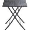 Polyrattan Klapptisch 73x63x63cm schwarz