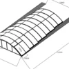 Poolüberdachung "Adèle" aus Aluminium, ca. 12,50 x 6,81 x 1,65 m