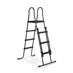 Poolleiter für Rahmenhöhen von 108-122 cm - schwarz