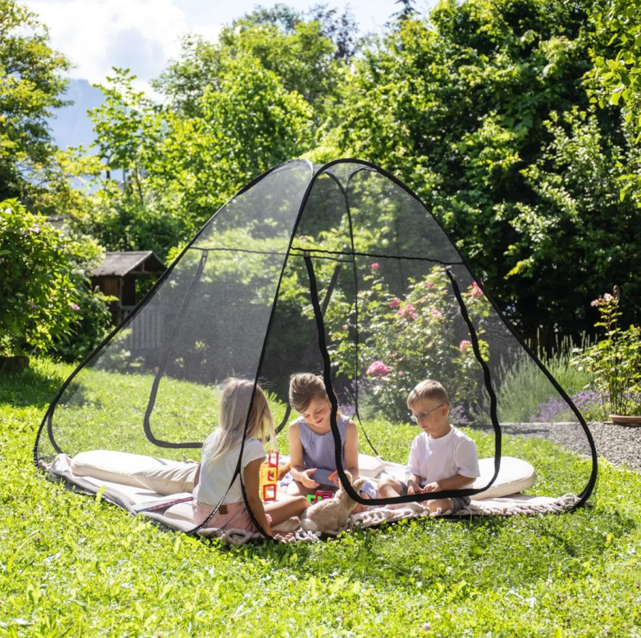 Pop-Up Mosquitonetz 160x220cm Anthrazit