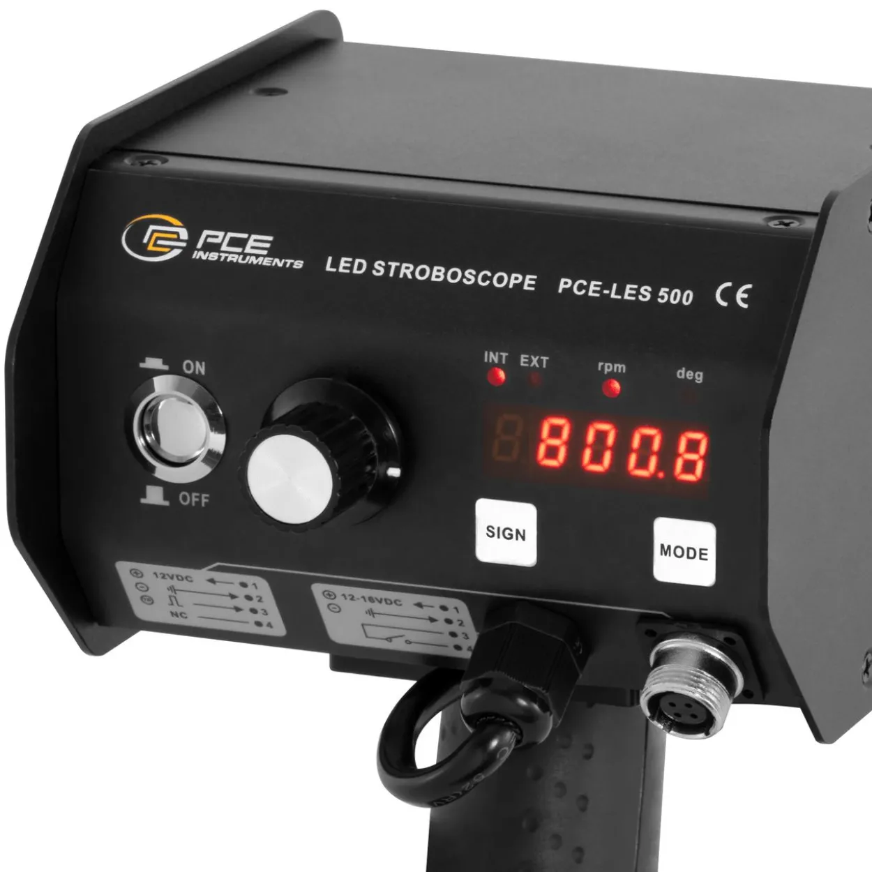 Portables LED-Stroboskop PCE-LES 500