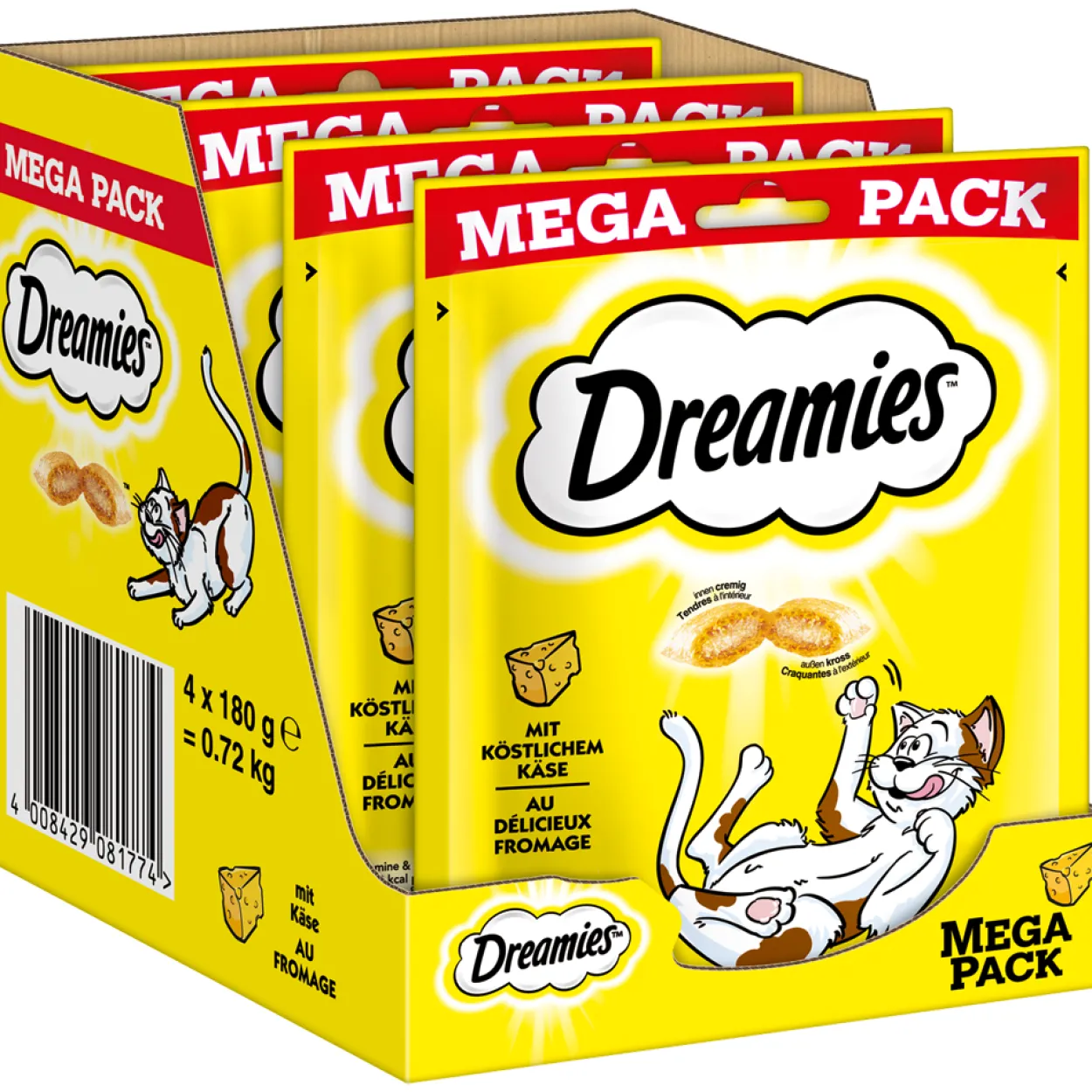 Portionsbeutel Mega Pack mit Käse 180g - 4er Set