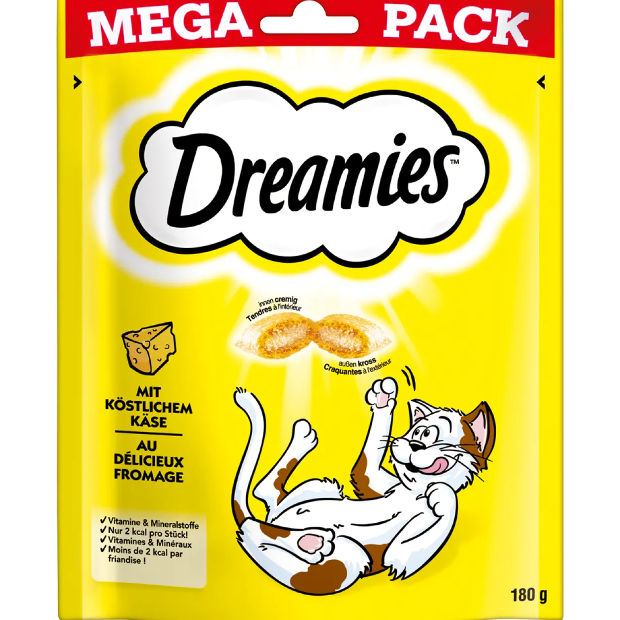 Portionsbeutel Mega Pack mit Käse 180g