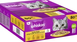 Portionsbeutel Multipack Jumbo Pack 1+ Geflügel Auswahl in Gelee 80 x 85g