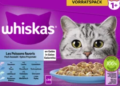 Portionsbeutel Multipack Vorratspack 1+ Fisch Auswahl in Gelee 24 x 85g