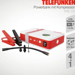Powerbank mit Kompressor TPK 10