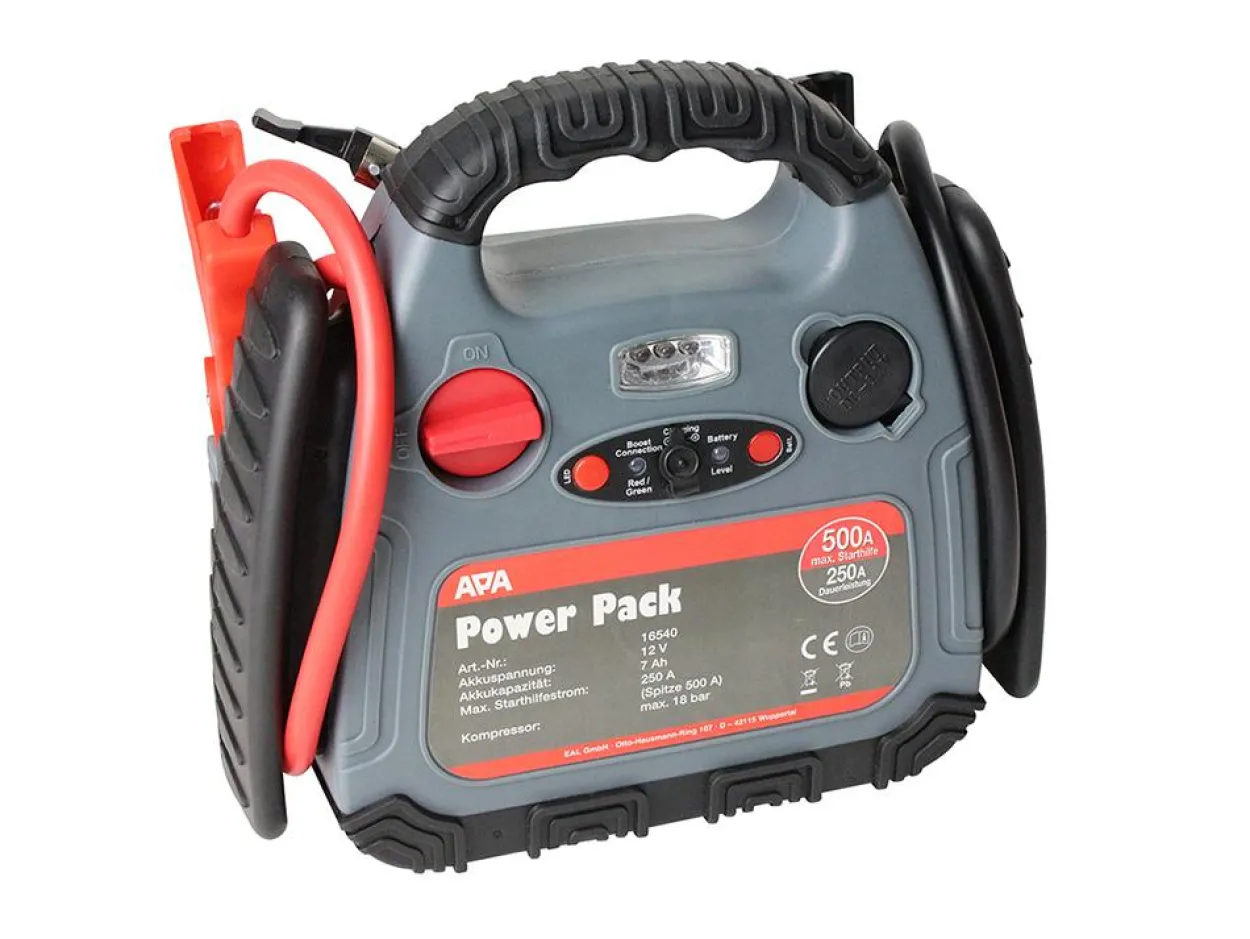 Powerpack m. Kompressor 18Bar,max 500A Starthilfe