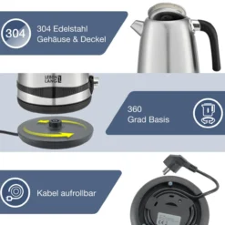 Premium Edelstahl Wasserkocher