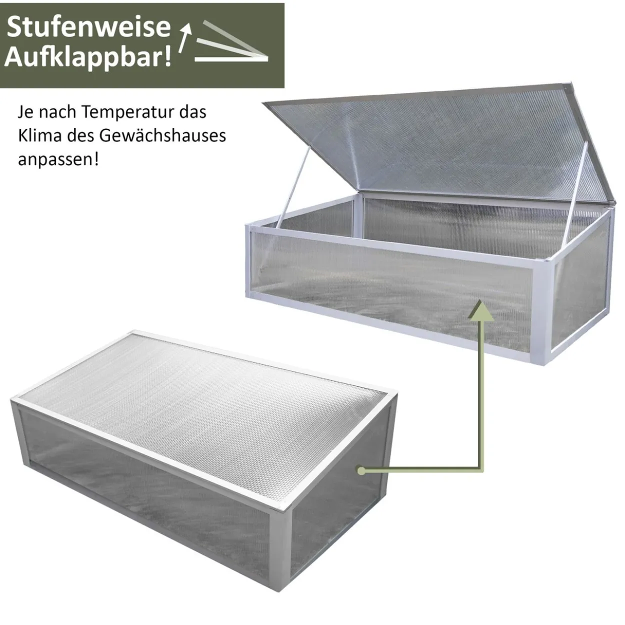 Premium Frühbeet aus Aluminium