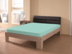 Premium Jersey Spannbetttuch 140-160x200 cm, mint