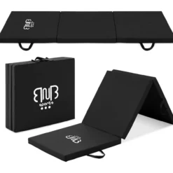 Premium Tri-Folding Thick Gymnastic Mat & Home Sports, Yogamatte & Sportmatte