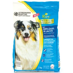 Probierpaket Trockenfutter Pute & Huhn + Geflügel & Lachs 2x 2 kg
