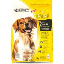 Probierpaket Trockenfutter Pute & Huhn + Geflügel & Lachs 2x 2 kg
