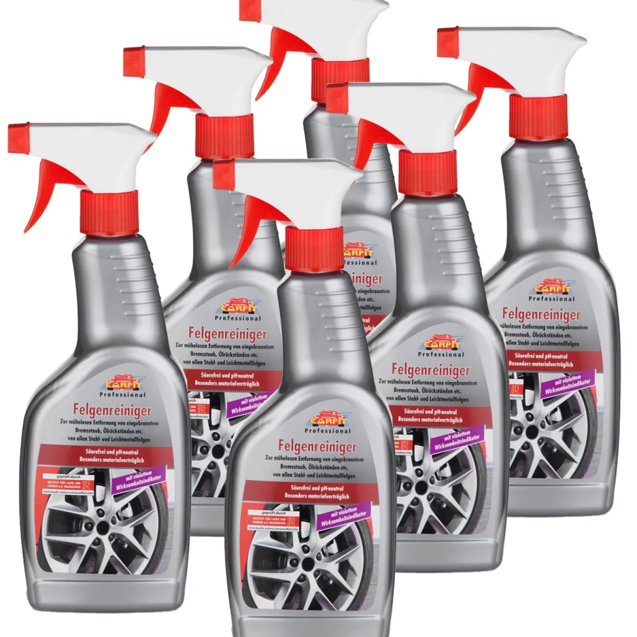 Professional Felgenreiniger 6er-Set