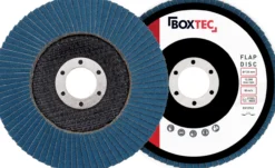 Profi-Fächerscheiben BLAU 125mm INOX Lamellenscheiben Schleifscheiben 10er Pack P80