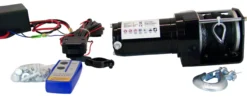 Profi-Seilwinde 12 V, 2700 kg Synthetikseil