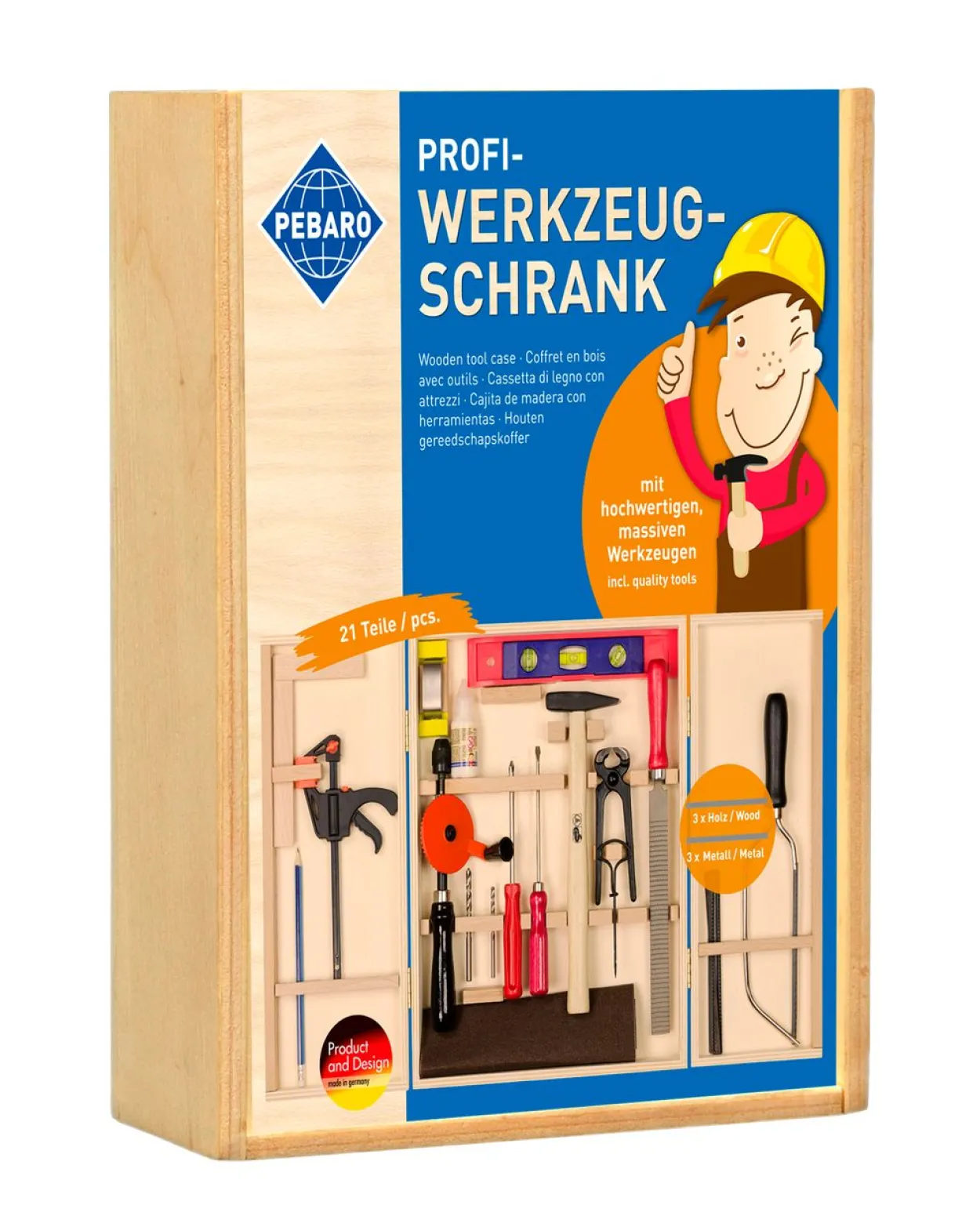 Profi-Werkzeugschrank, 23 Teile