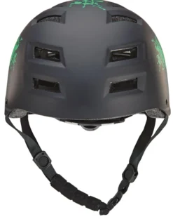Prophete Fahrradhelm, ABS-Hartschale, mit LED-Licht, Größe: 55-58 cm, Farbe: schwarz
