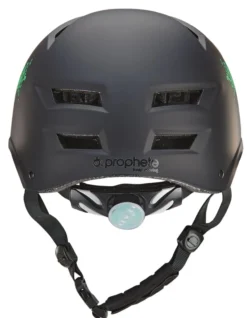 Prophete Fahrradhelm, ABS-Hartschale, mit LED-Licht, Größe: 55-58 cm, Farbe: schwarz