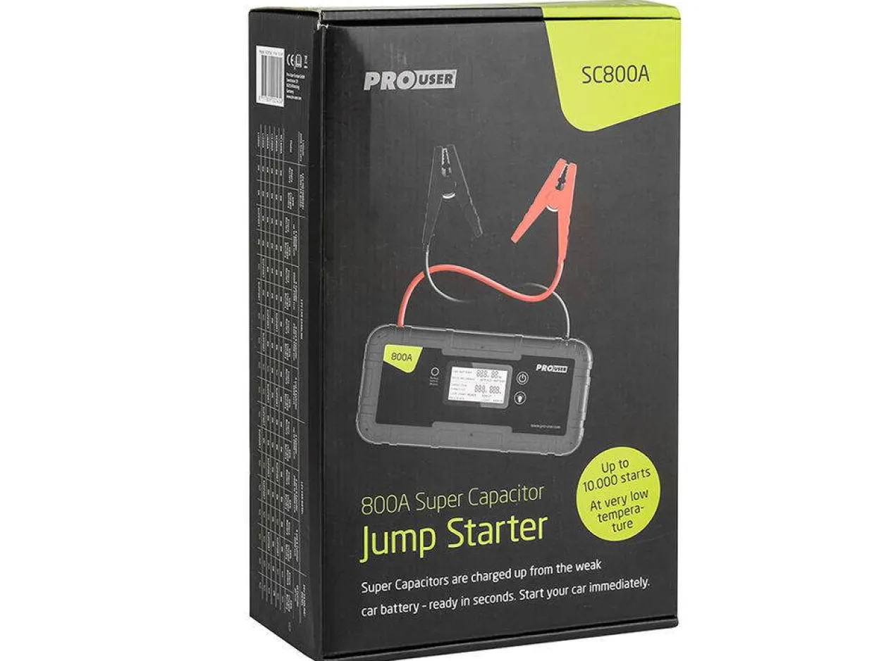PROUSER Super Kondensator Jump Starter 800 A
