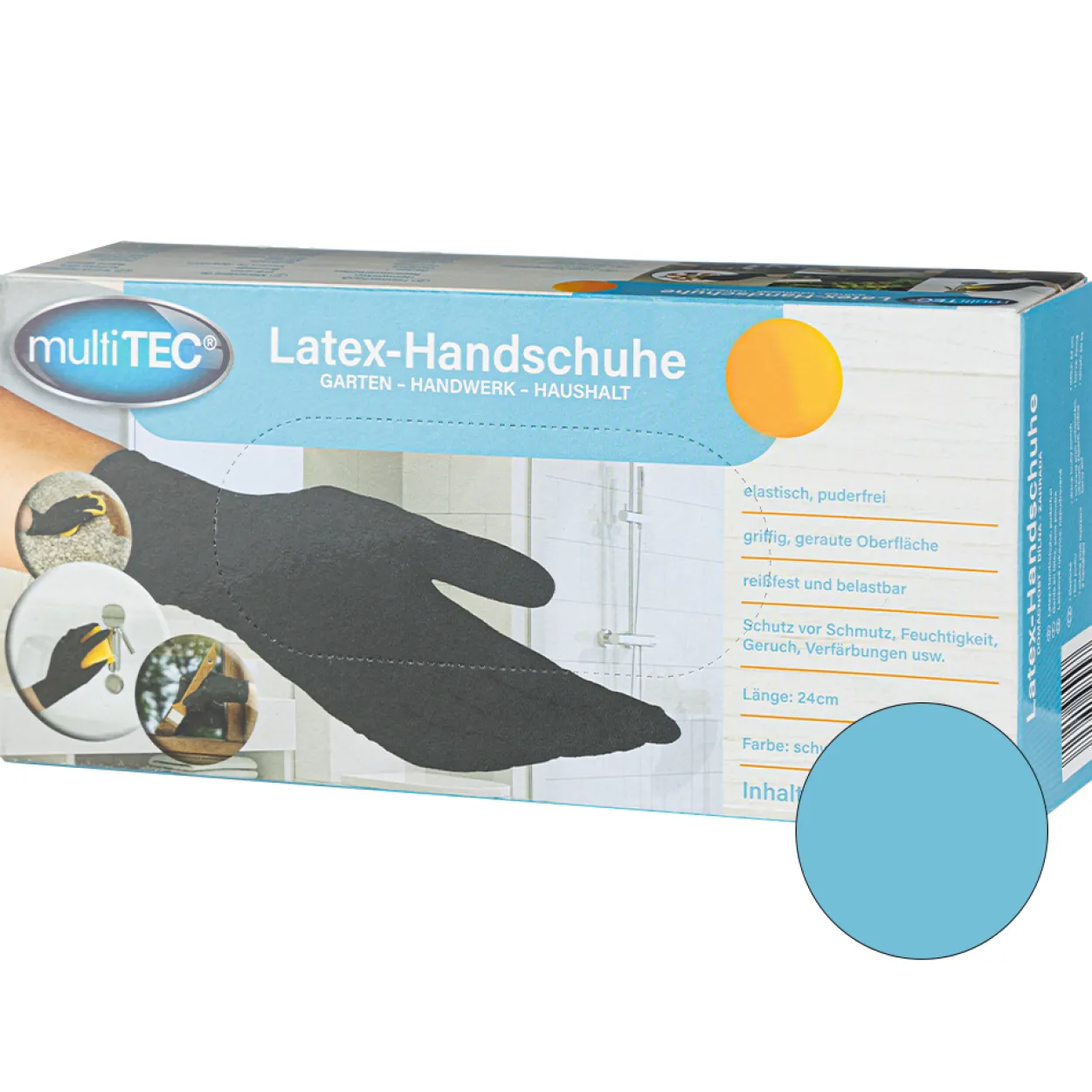 Puderfreie Latex-Handschuhe 50er